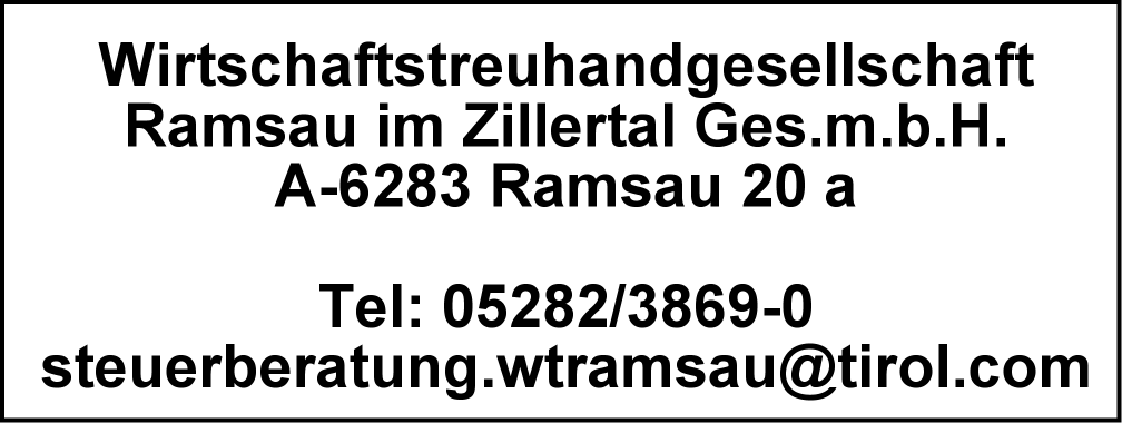Wirtschaftstreuhand Ramsau i.Z.